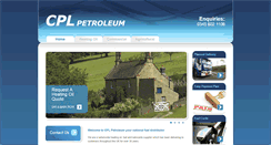 Desktop Screenshot of cplpetroleum.co.uk